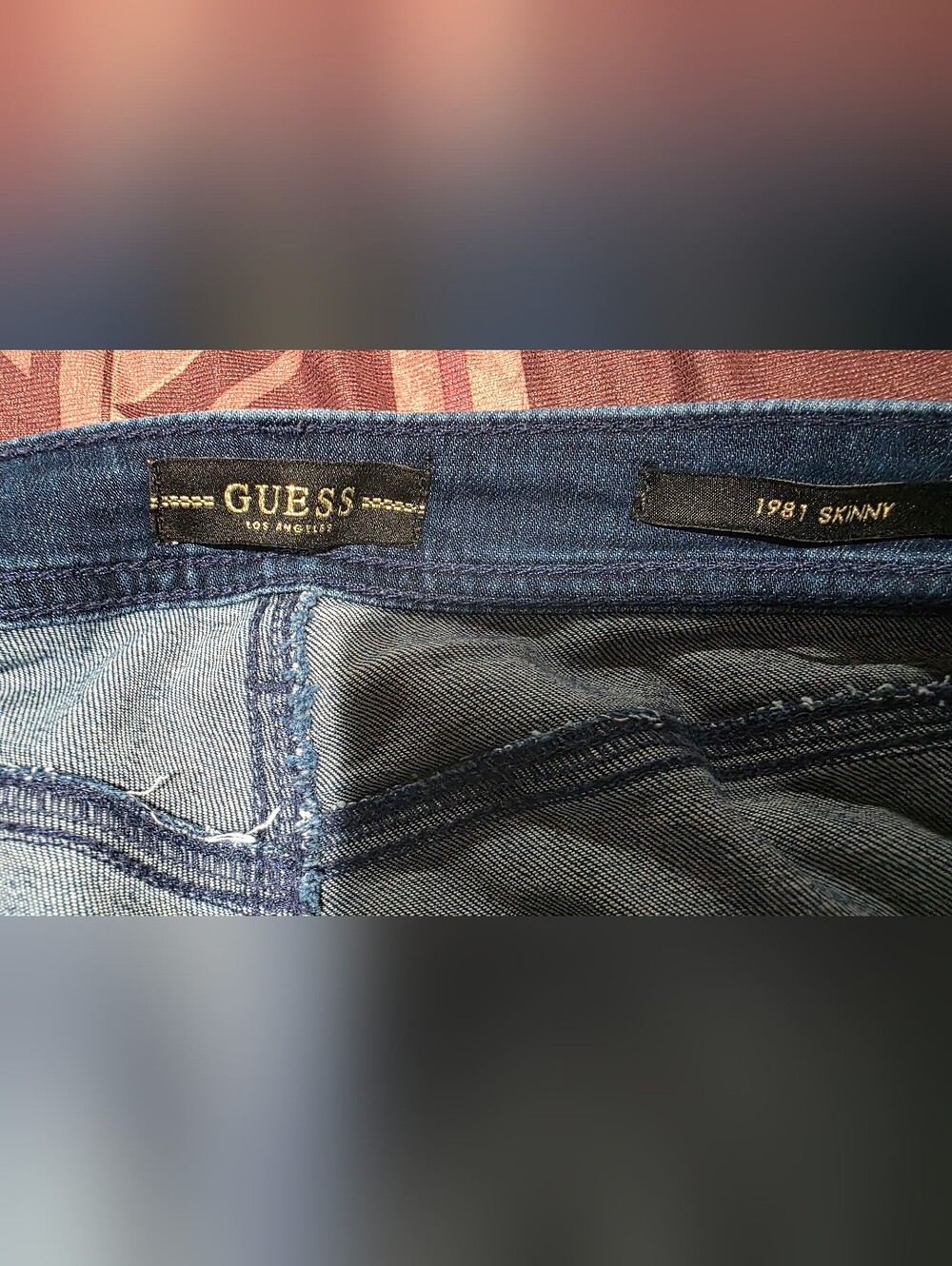 GUESS Dark Blue Denim Jeans